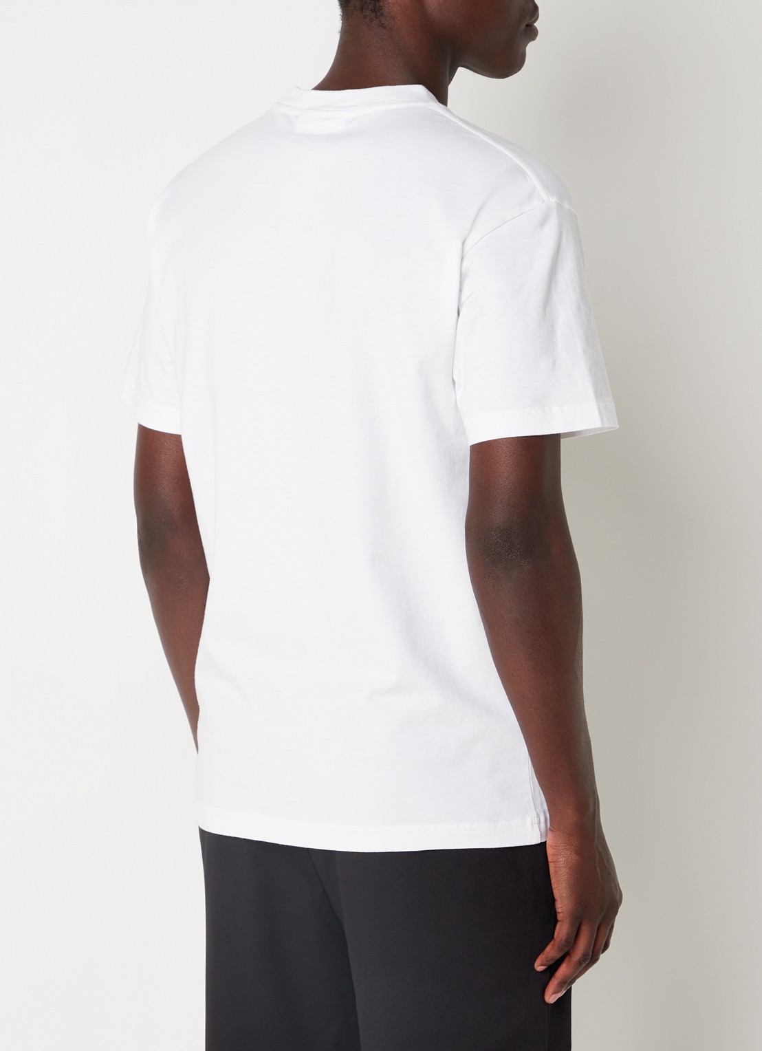 OLAF T-shirt met logo - achterkant wit