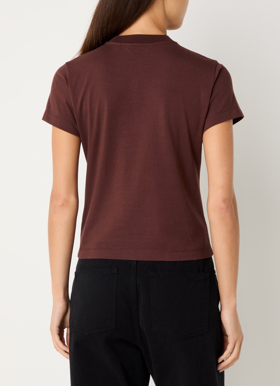 OLAF T-shirt met logo - achterkant 4 bordeauxrood