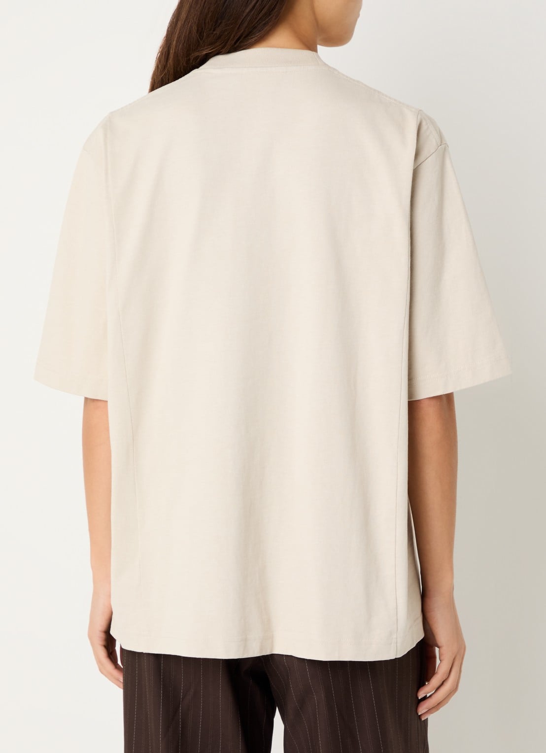 OLAF T-shirt met logo - achterkant 3 beige