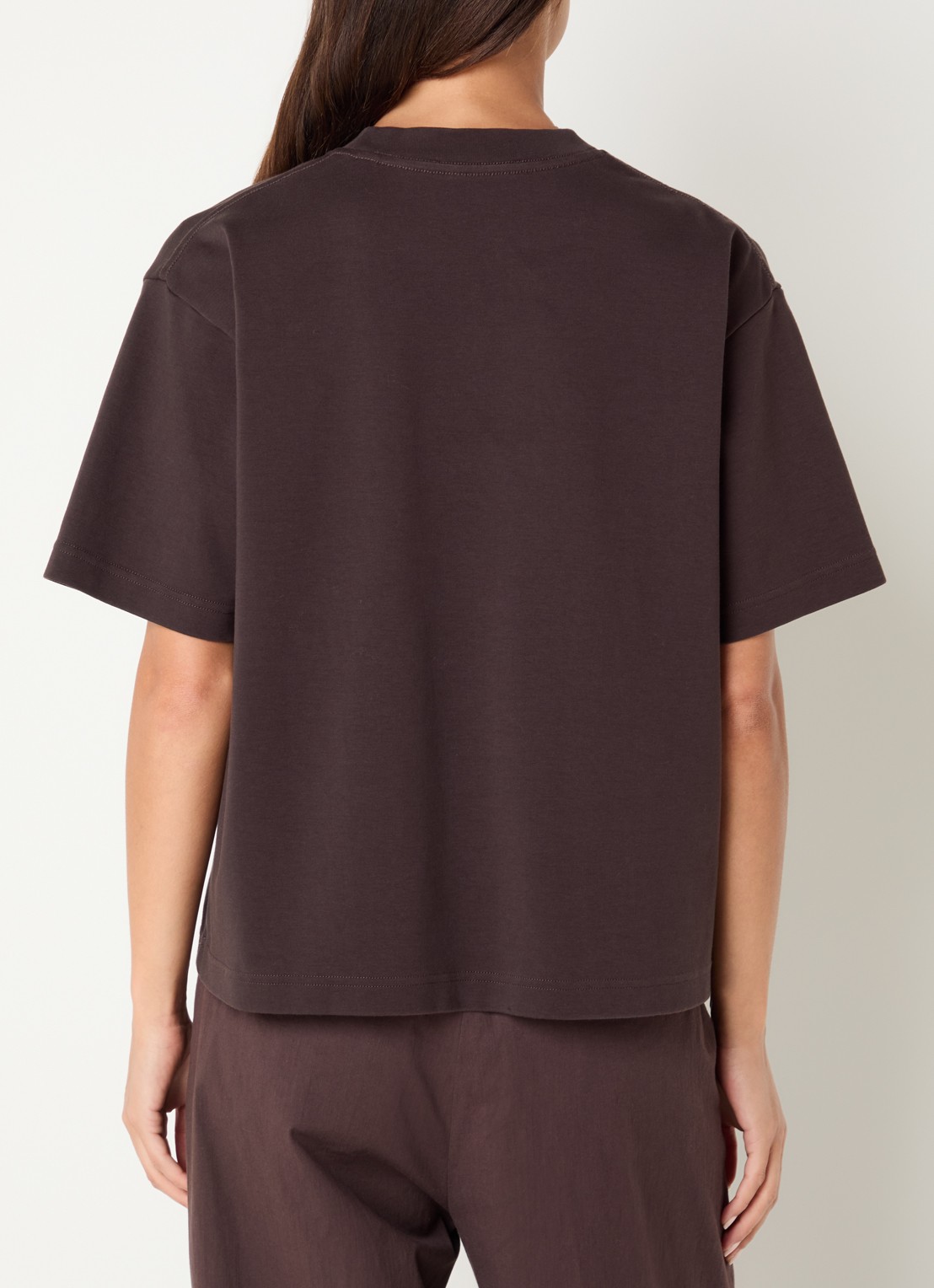 OLAF T-shirt met logo - achterkant 2 bruin