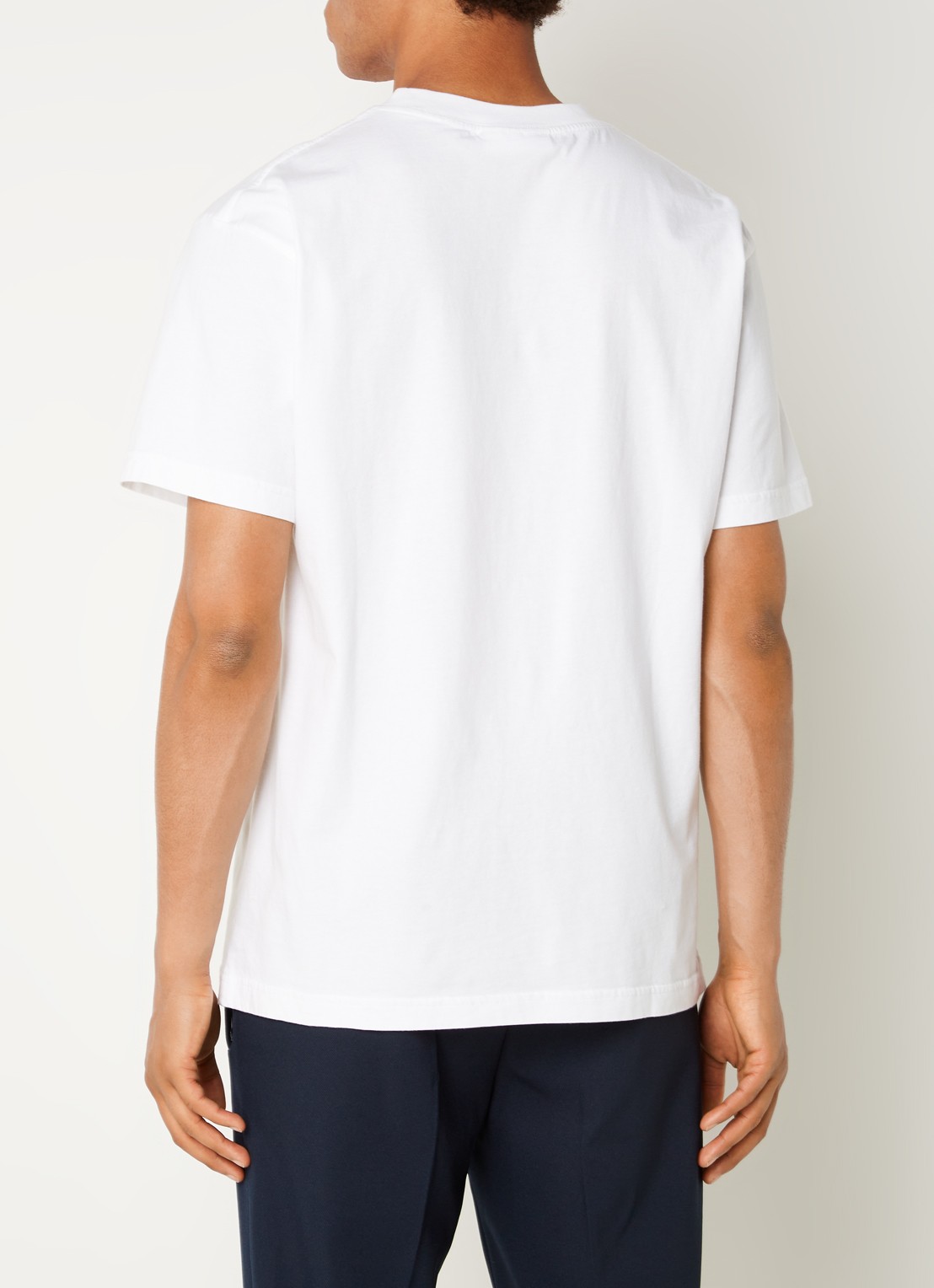 OLAF T-shirt met logoprint - achterkant 4 wit