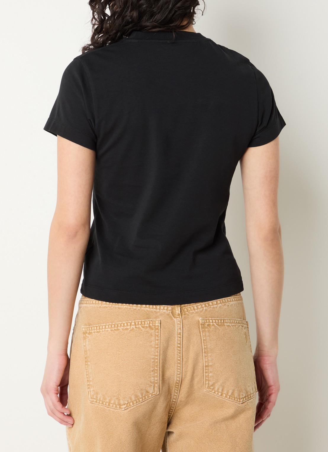 OLAF T-shirt met logoprint - achterkant 4 zwart