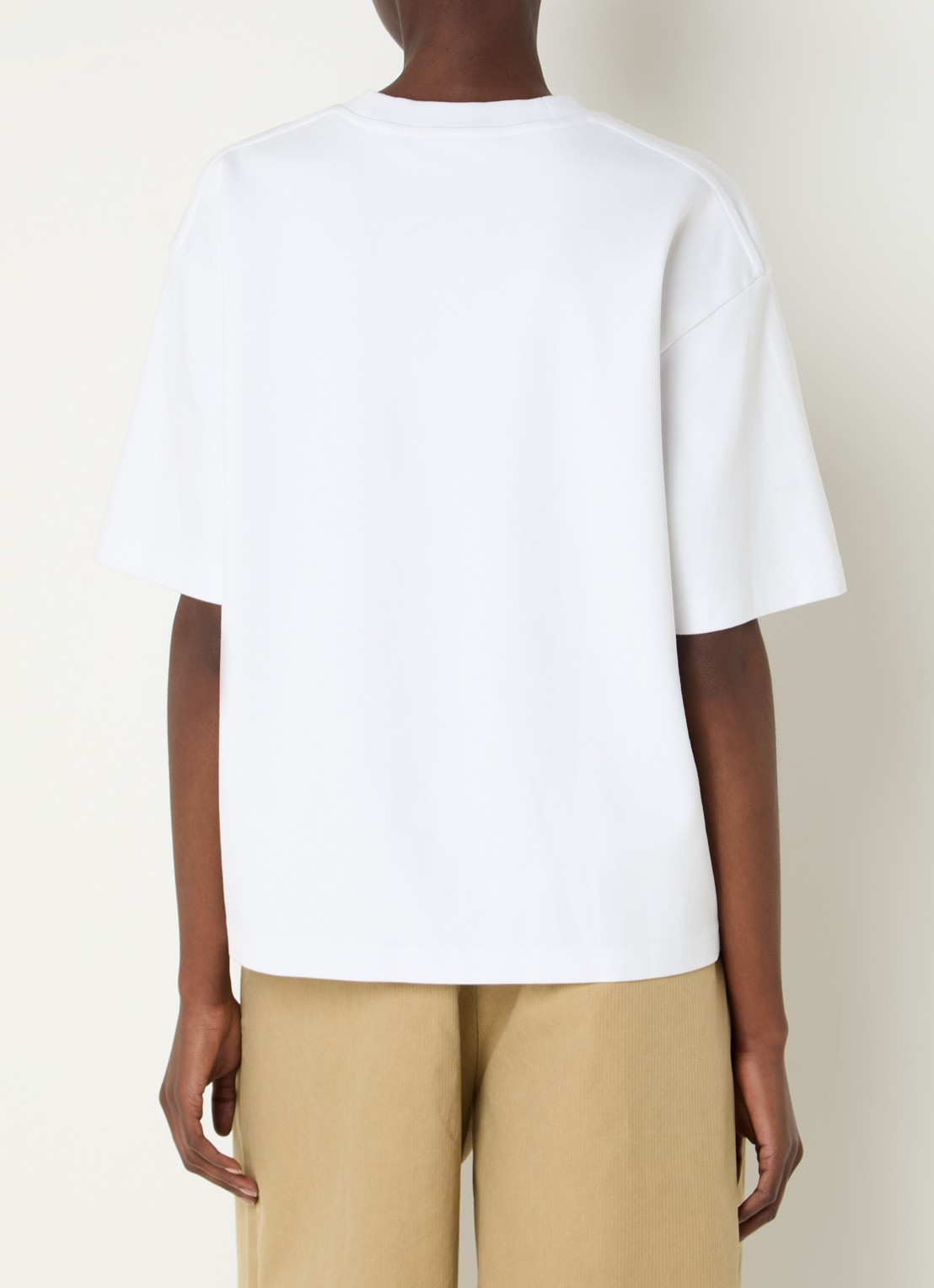 OLAF T-shirt met logoprint - achterkant 3 wit