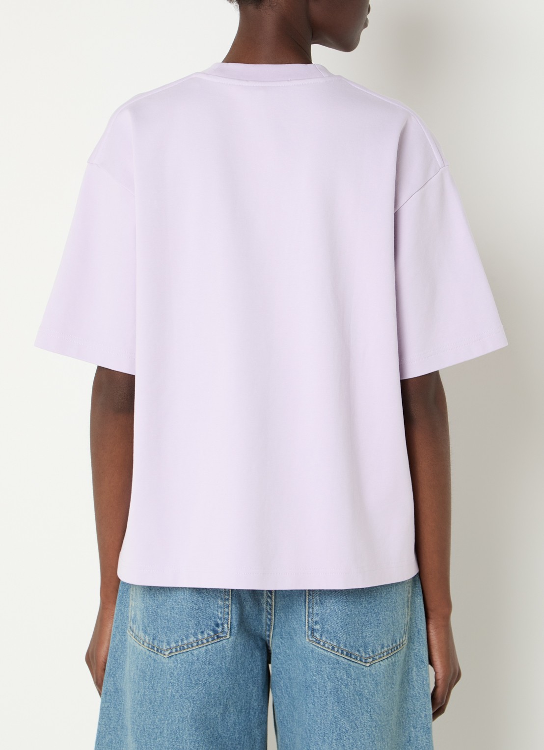 OLAF T-shirt met logoprint - achterkant 4 lila