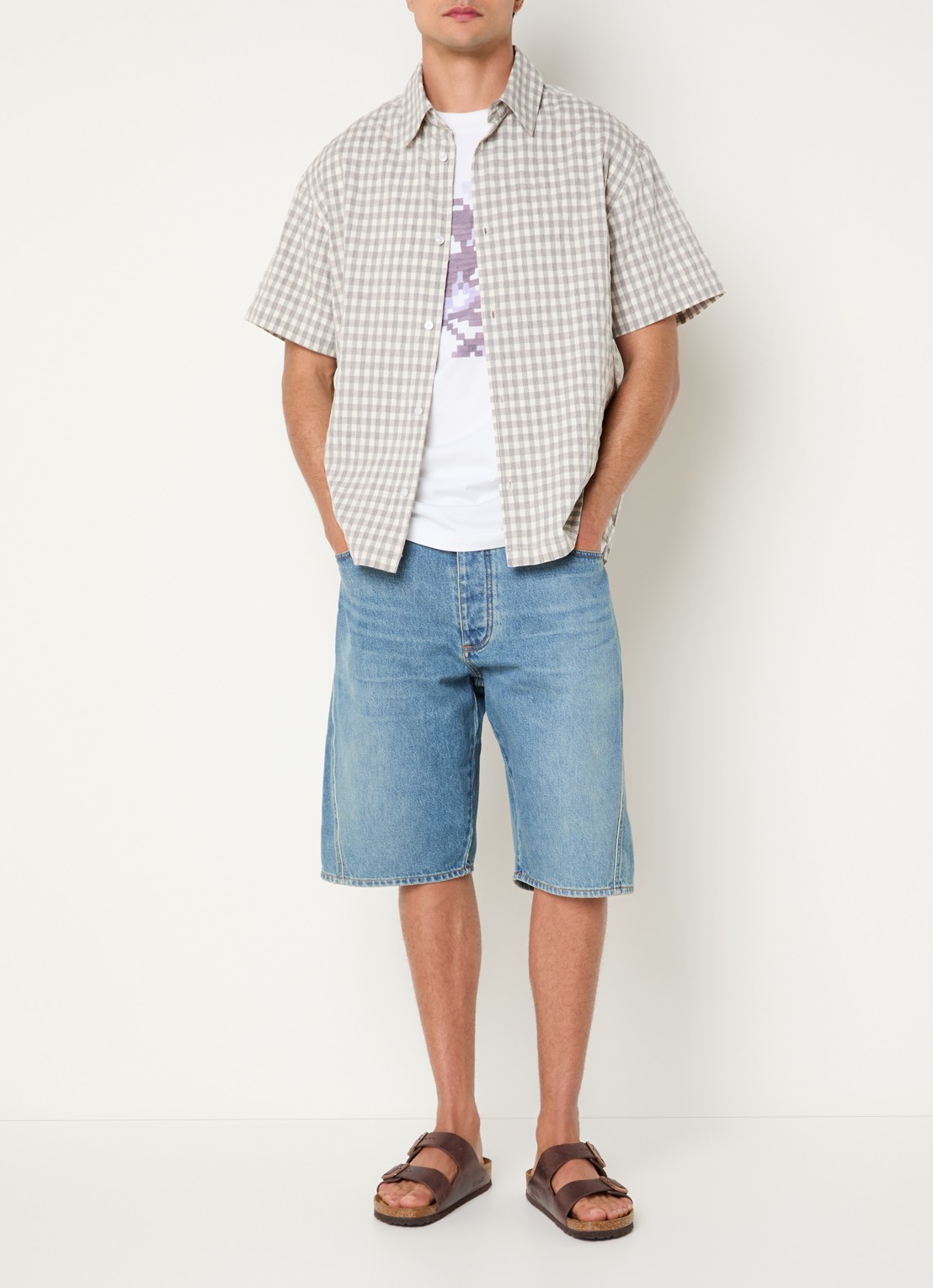 OLAF T-shirt met print - voorkant 2 wit