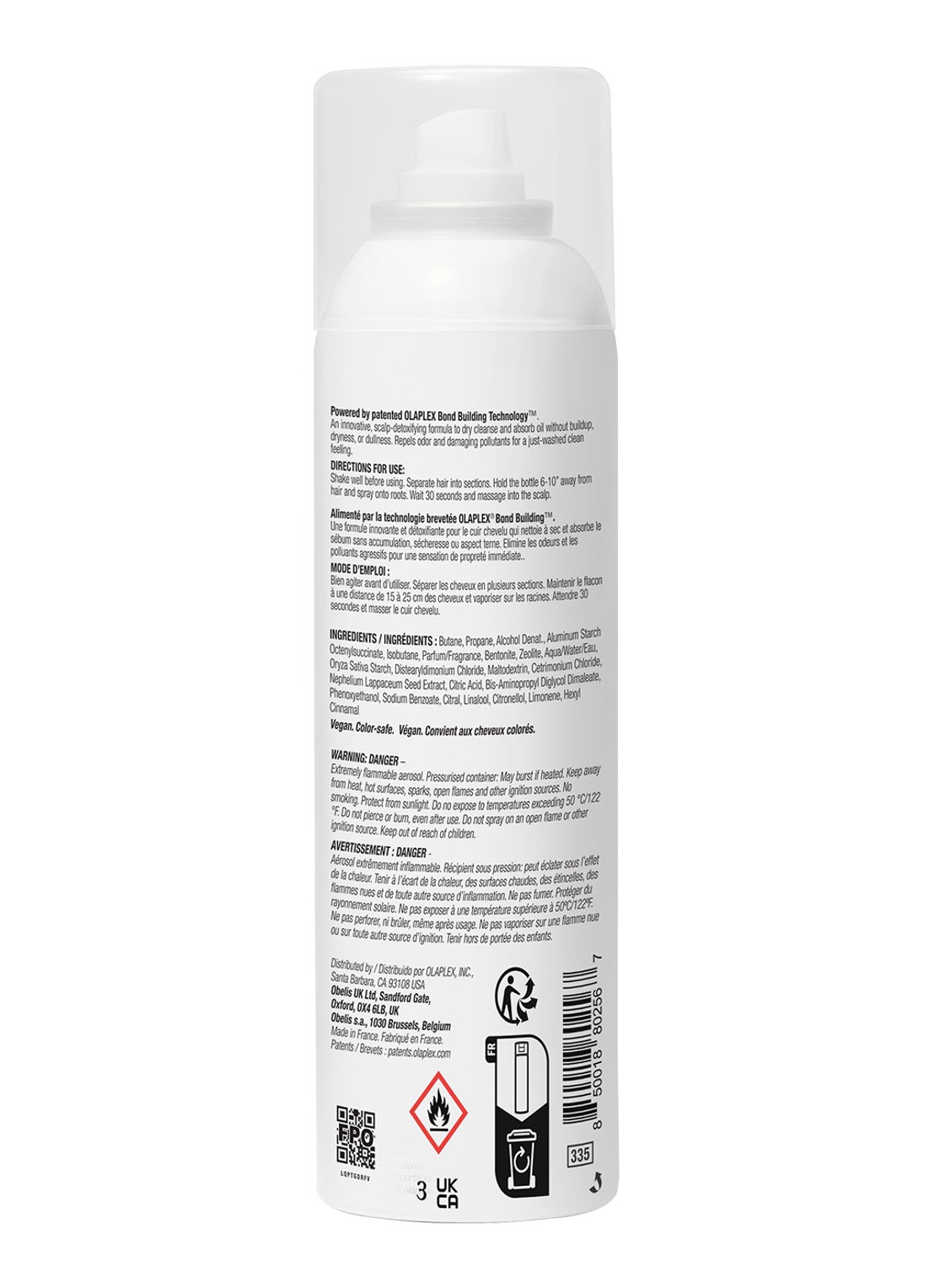 Olaplex No. 4D Dry Shampoo - droogshampoo - voorkant 3 undefined