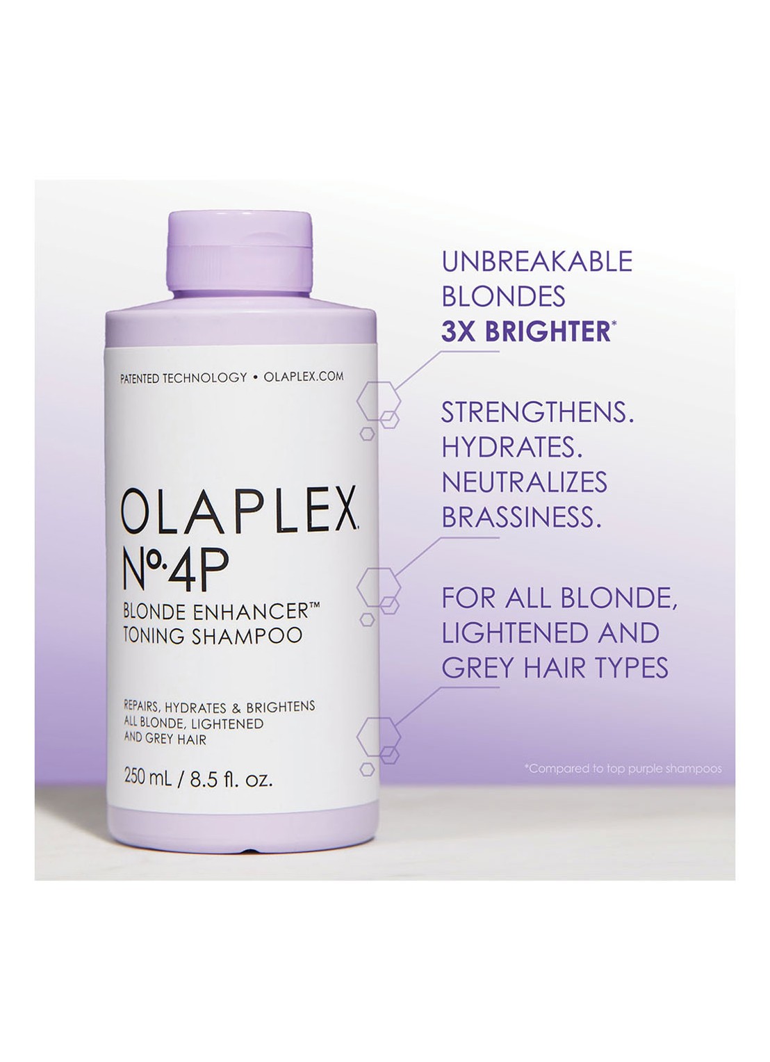 Olaplex No. 4P Blonde Enhancer Toning Shampoo - detail 3 undefined