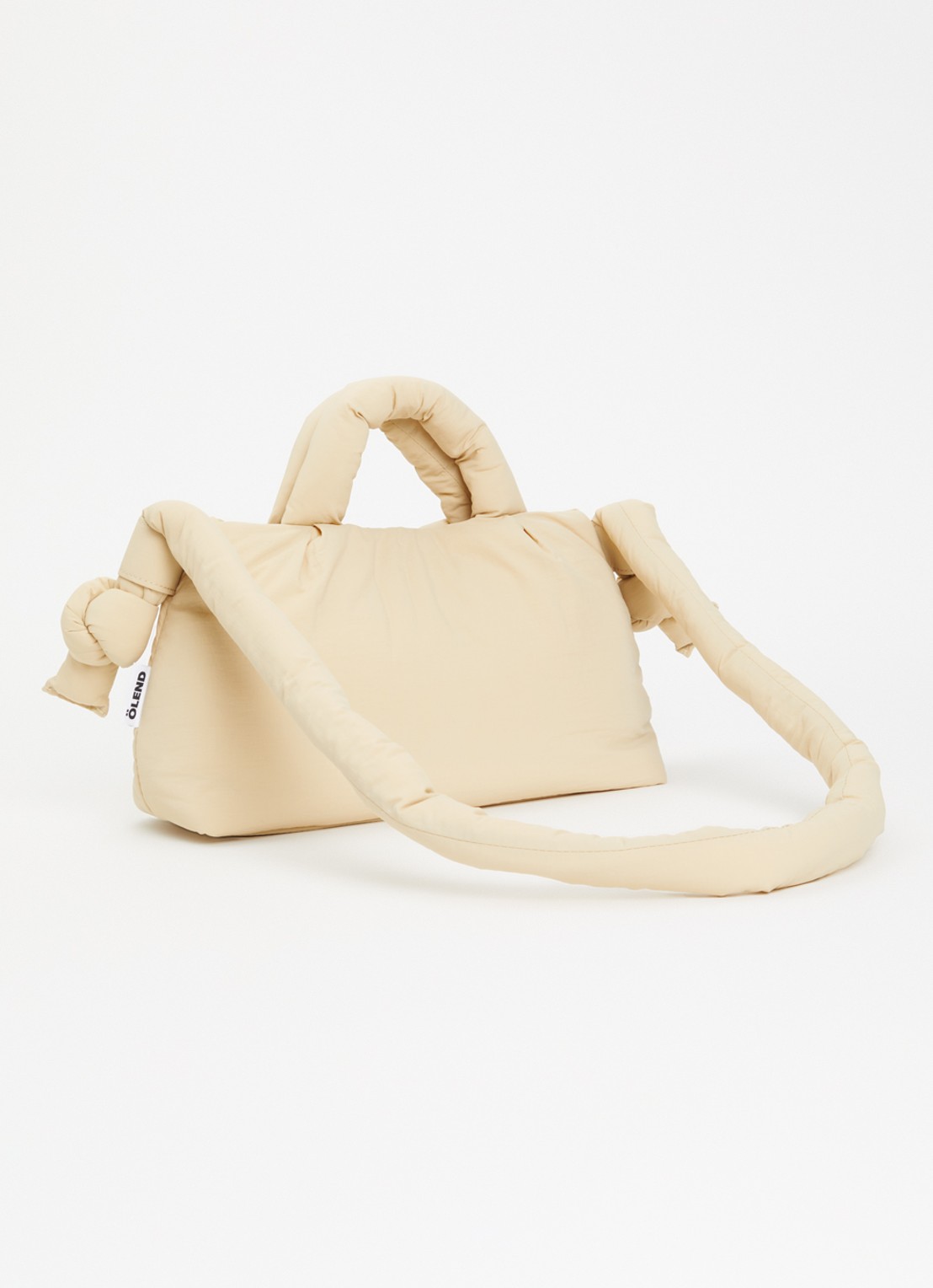 Ölend Mini Ona crossbodytas met afneembare schouderriem - achterkant 5 lichtgeel