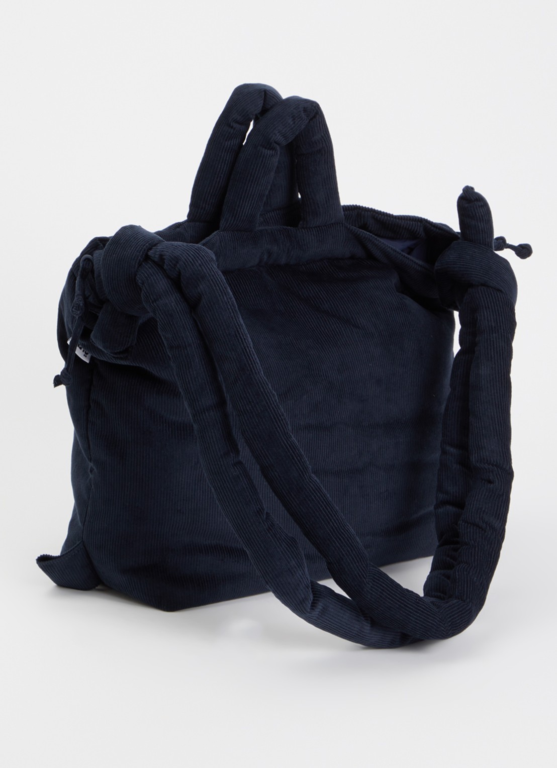 Ölend Ona gewatteerde crossbodytas van corduroy - achterkant 5 donkerblauw