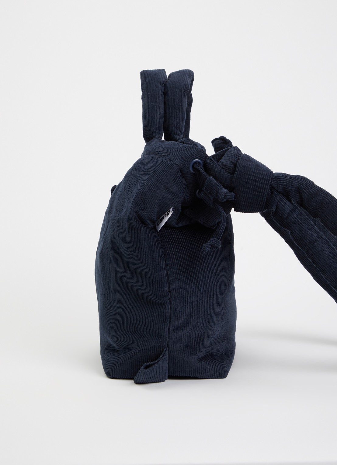 Ölend Ona gewatteerde crossbodytas van corduroy - detail 3 donkerblauw