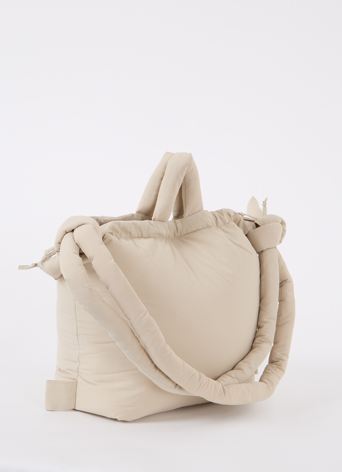 Ölend Ona gewatteerde crossbodytas  - achterkant beige