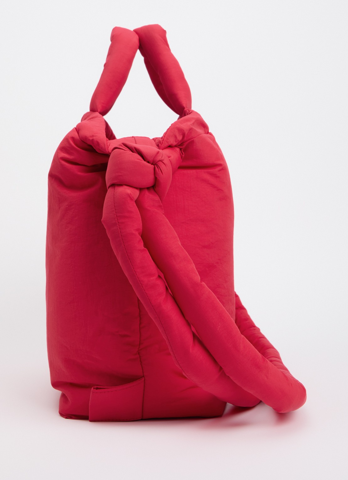 Ölend Ona gewatteerde crossbodytas - detail 2 koraalrood