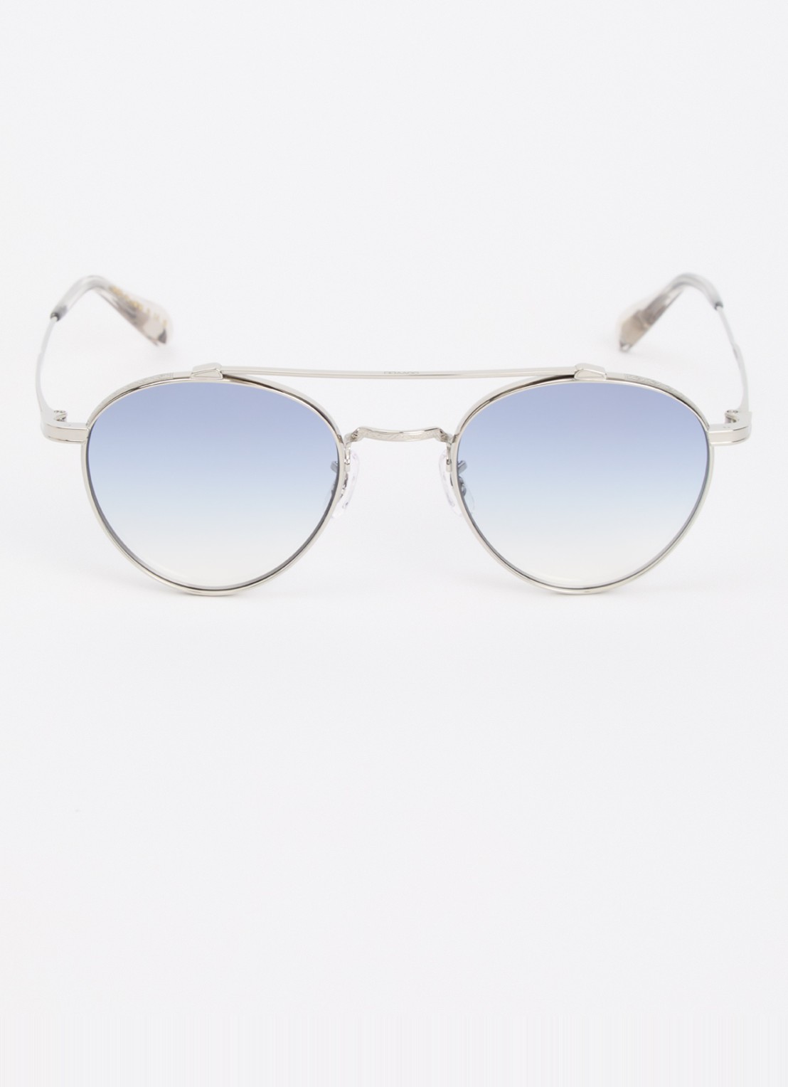 Oliver Peoples Brunner zonnebril OV1223ST - detail 2 zilver