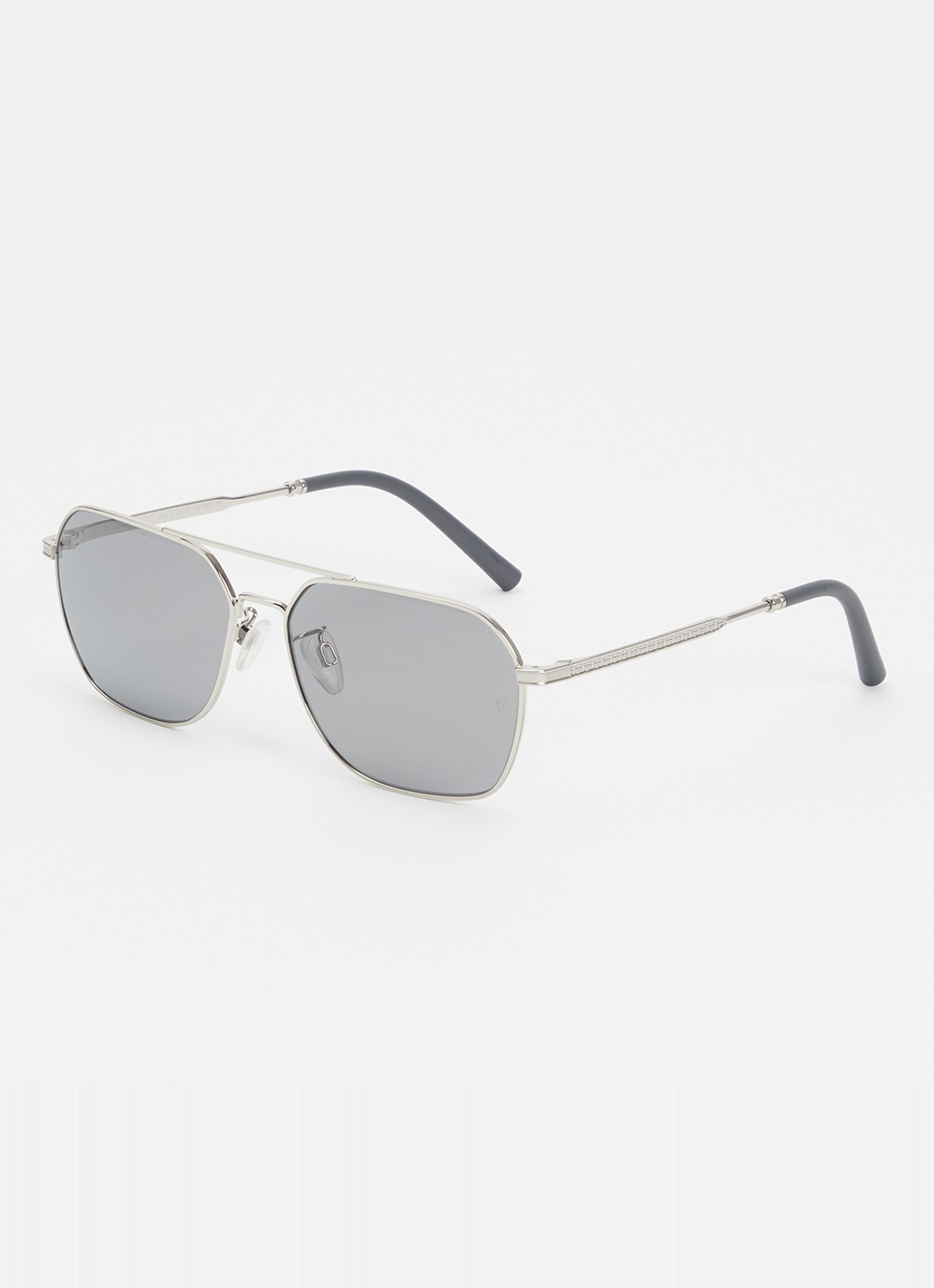 Oliver Peoples R-17 zonnebril OV1377S - voorkant zilver