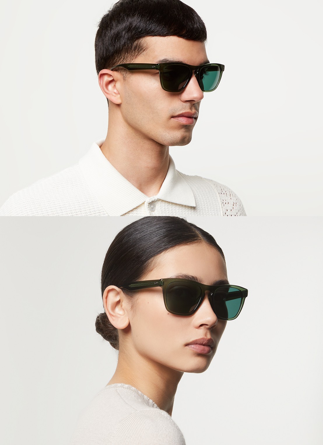 Oliver Peoples R-3 zonnebril OV5555SU - voorkant 5 groen