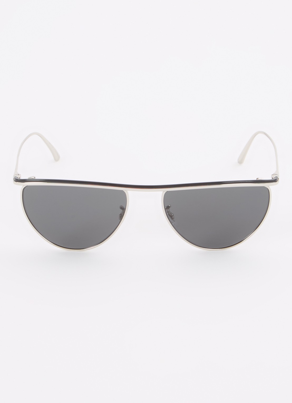 Oliver Peoples Retro zonnebril OV1342S - detail zilver