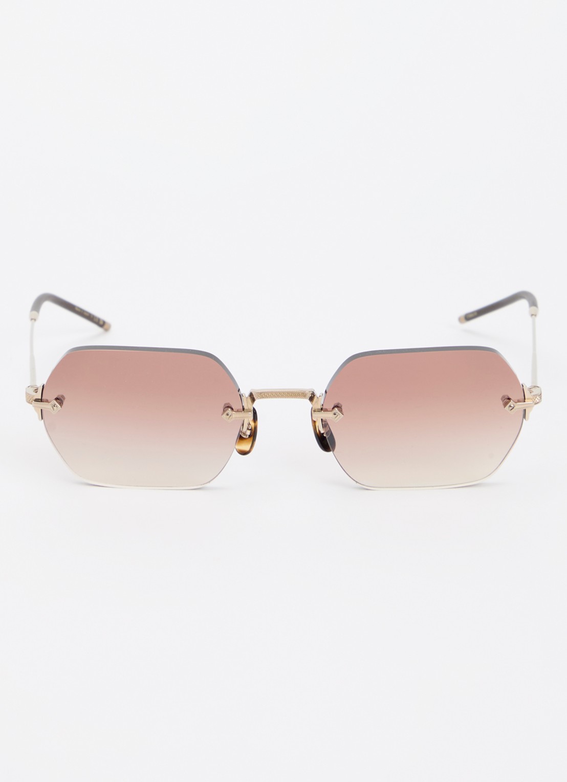 Oliver Peoples Retro zonnebril OV1353ST - detail goud