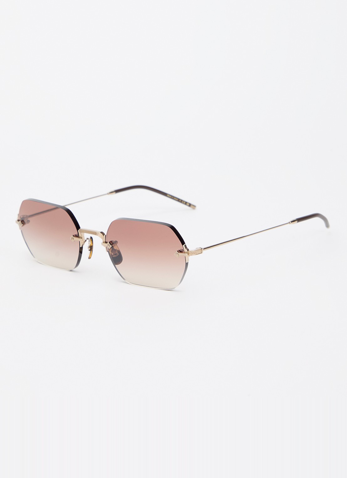 Oliver Peoples Retro zonnebril OV1353ST - voorkant 4 goud