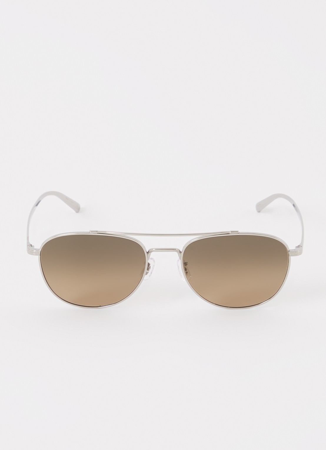 Oliver Peoples Rivetti zonnebril gepolariseerd OV1335ST - detail zilver