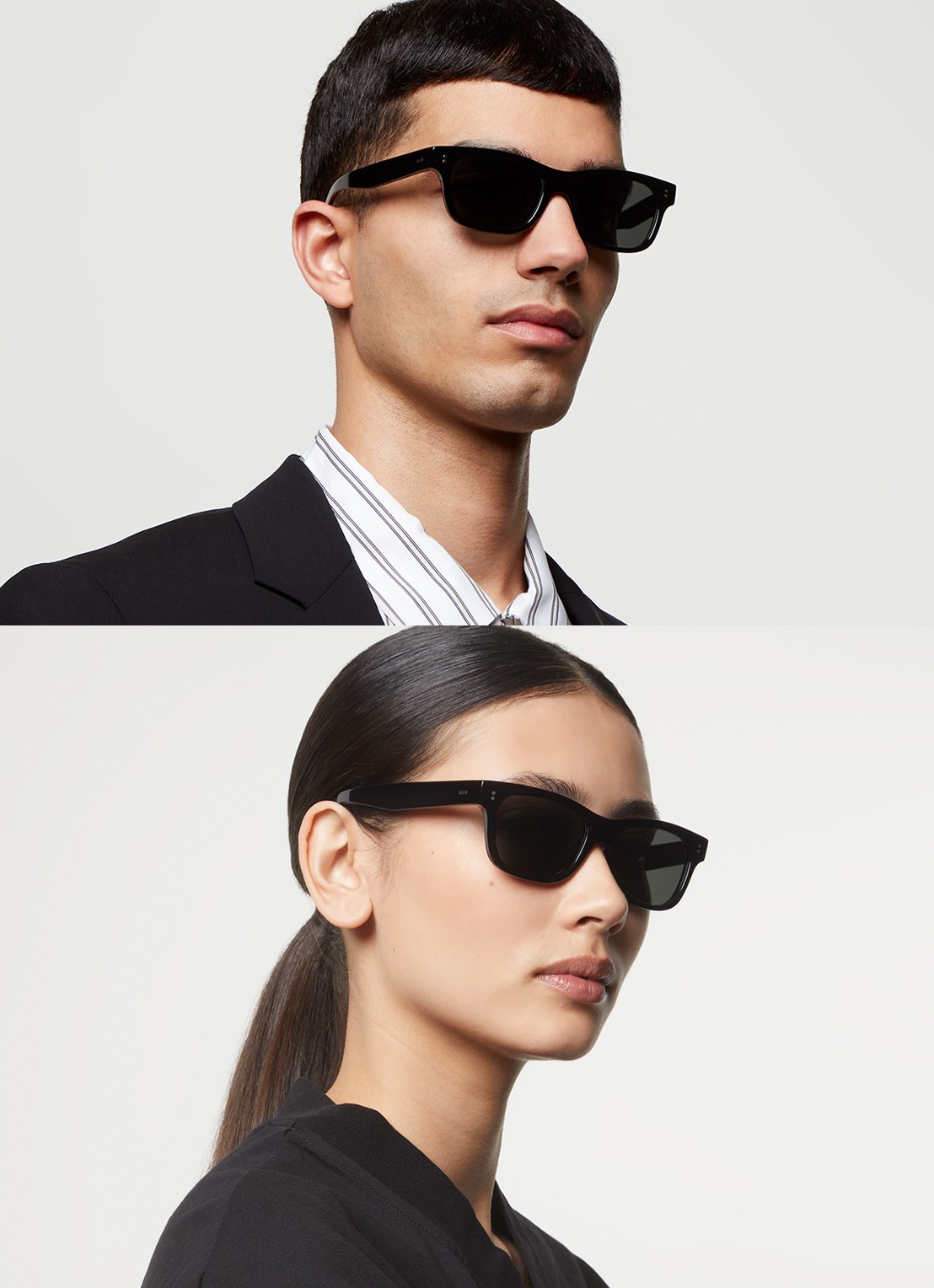 Oliver Peoples Rosson Sun zonnebril gepolariseerd OV5540SU - voorkant 2 zwart