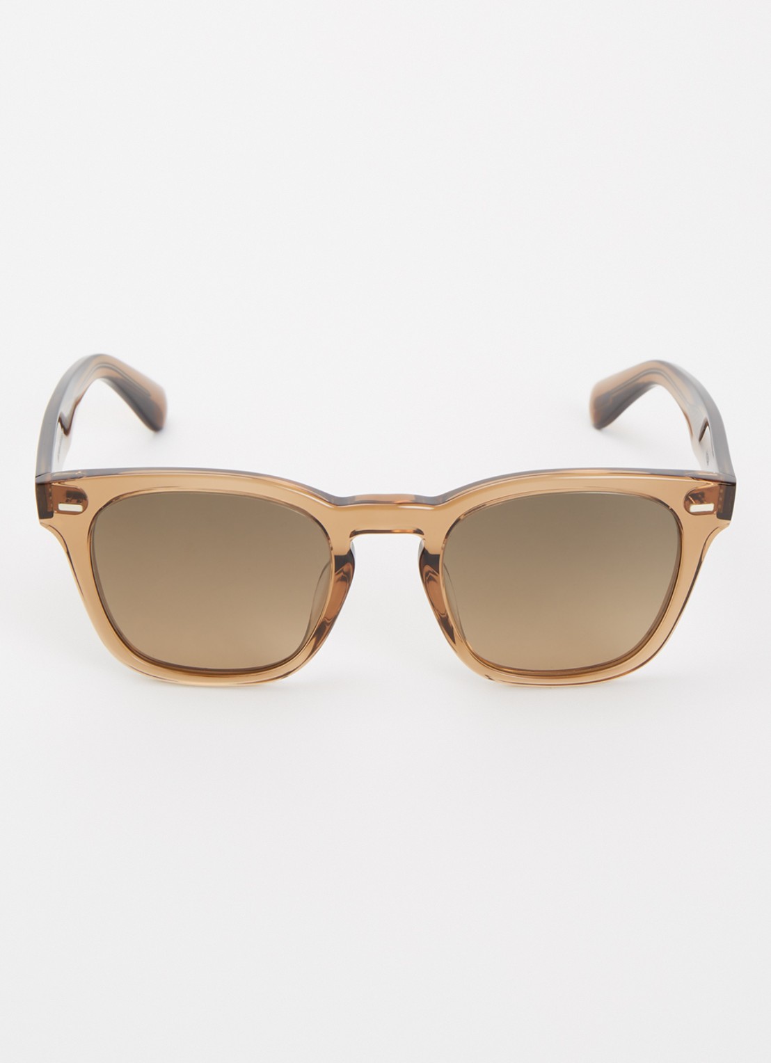 Oliver Peoples Wayfarer zonnebril gepolariseerd OV5632SU - detail oranjebruin