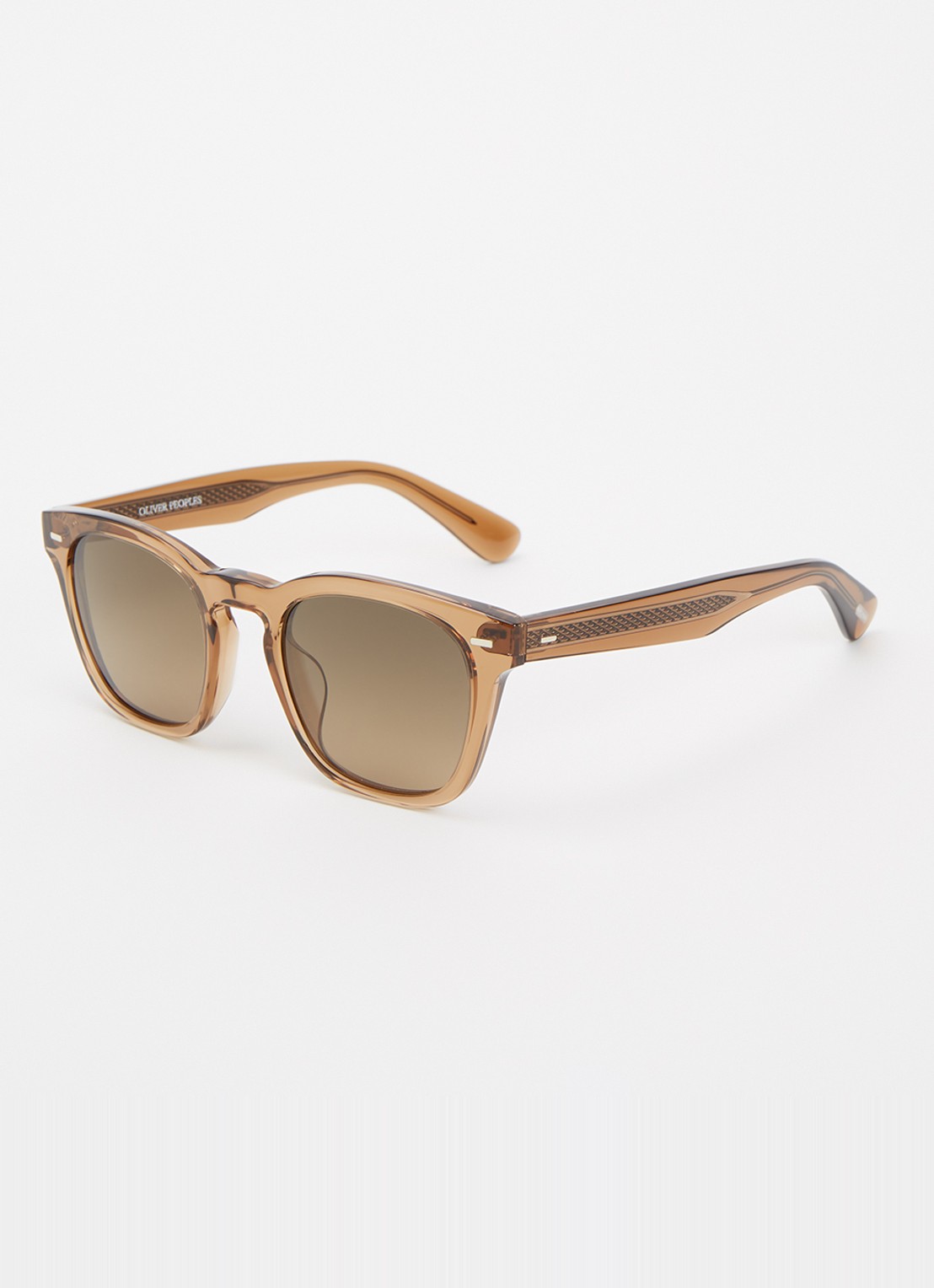 Oliver Peoples Wayfarer zonnebril gepolariseerd OV5632SU - voorkant 4 oranjebruin