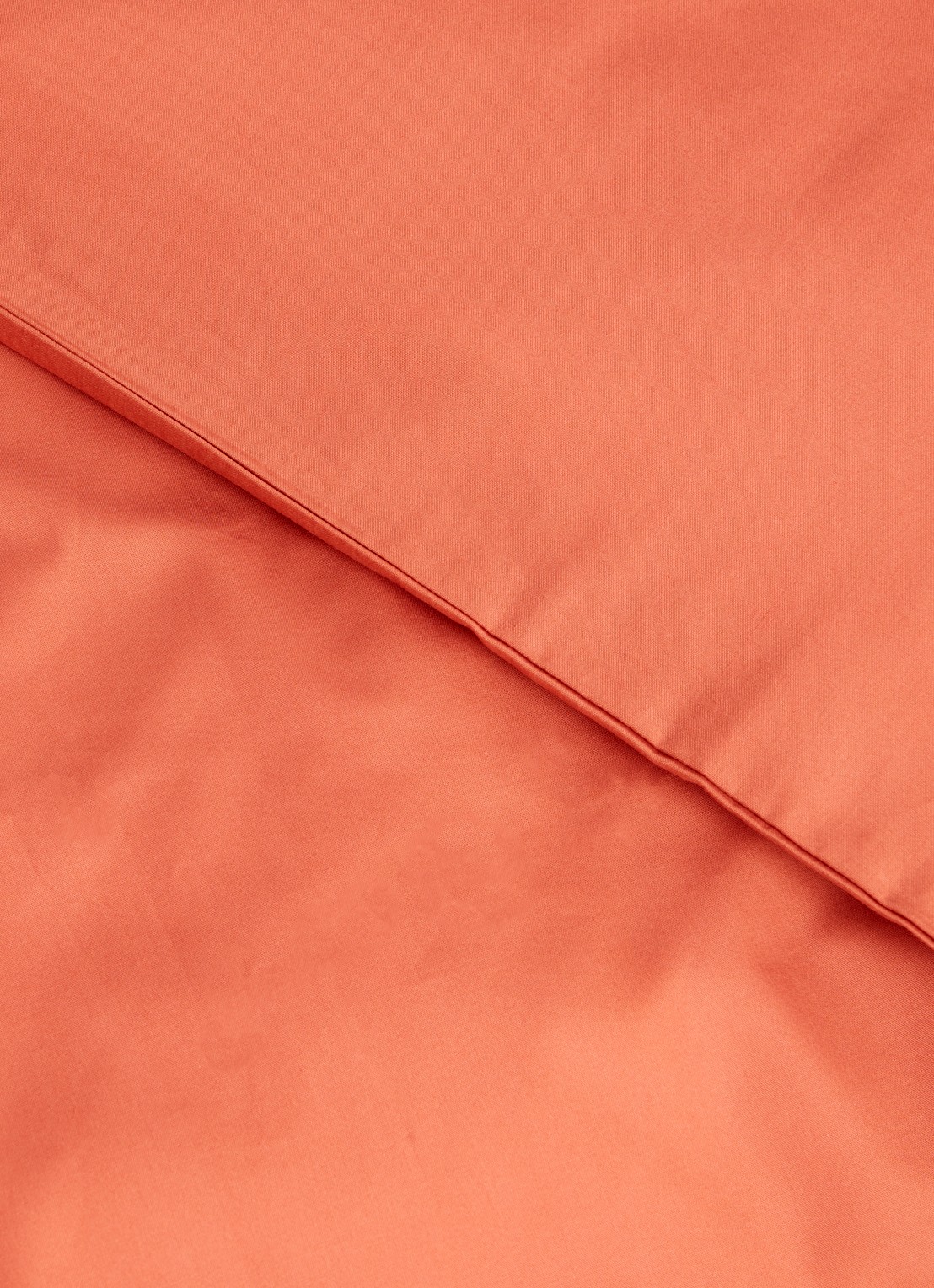 Olivier Desforges Alcove Rouge dekbedovertrekset van katoen 200 TC - exclusief kussenslopen - detail 2 koraalroze