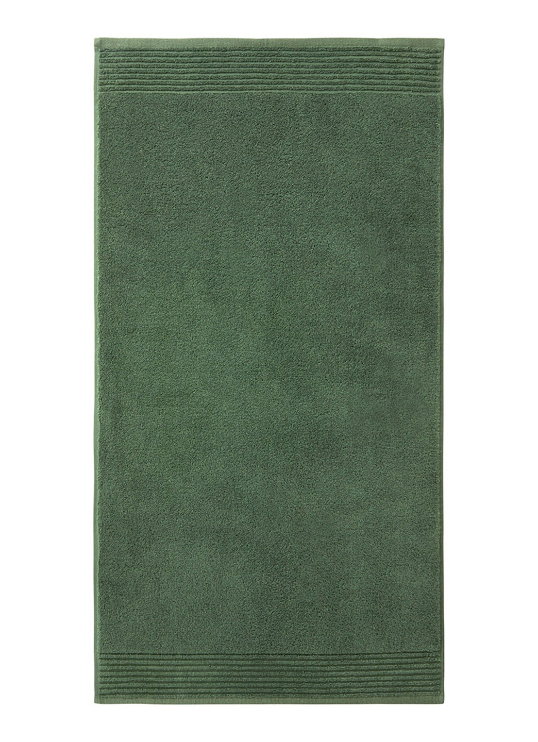 Olivier Desforges Alizee badhanddoek  - 450 gr/m² - 100 x 50 cm - voorkant 2 olijfgroen