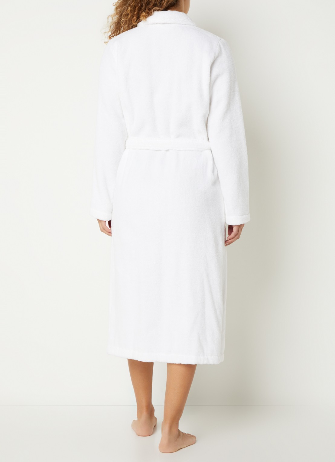 Olivier Desforges Alizee badjas van katoen - unisex - achterkant wit