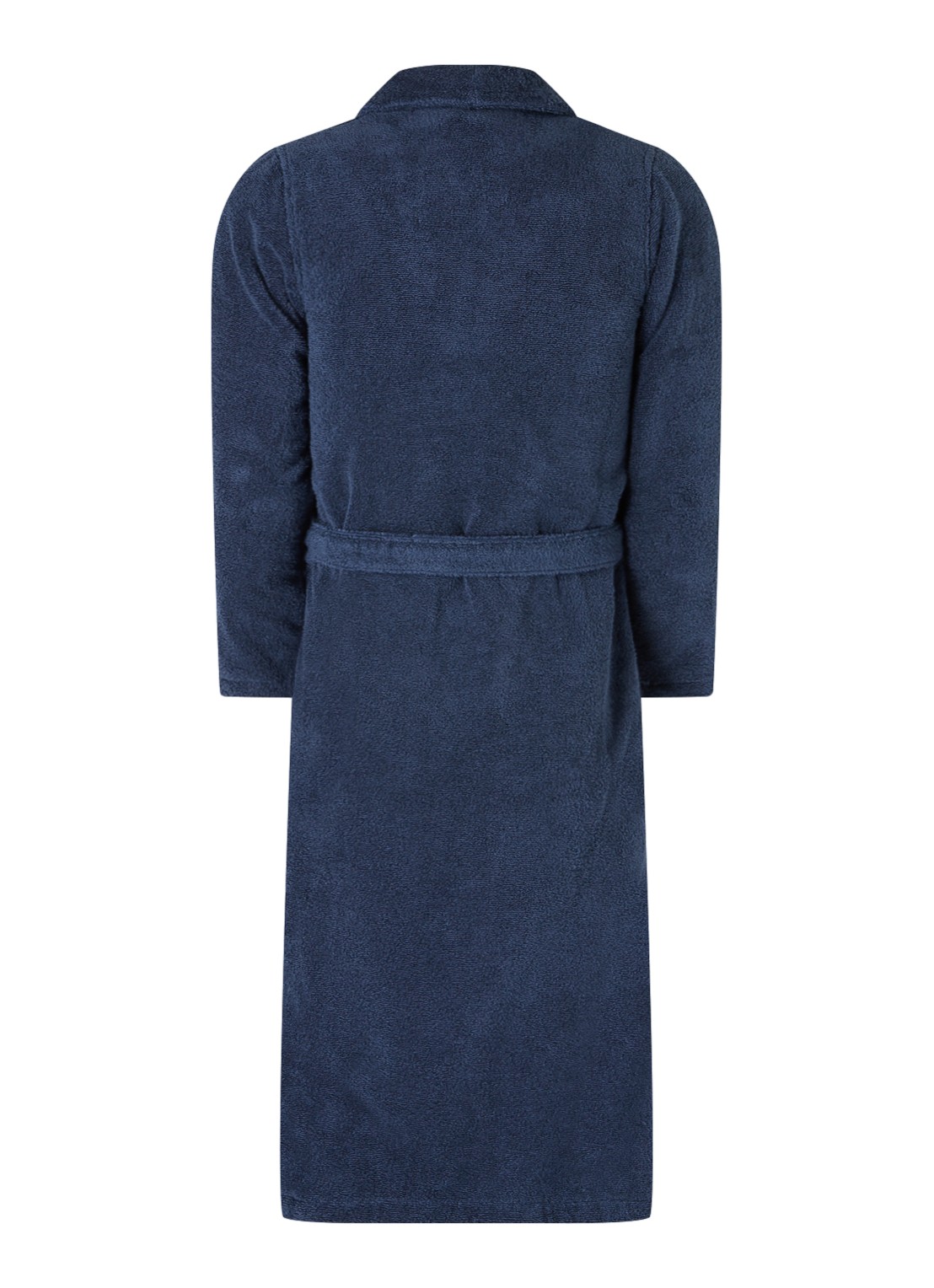 Olivier Desforges Alizee badjas van katoen - unisex - achterkant 2 diepzwart