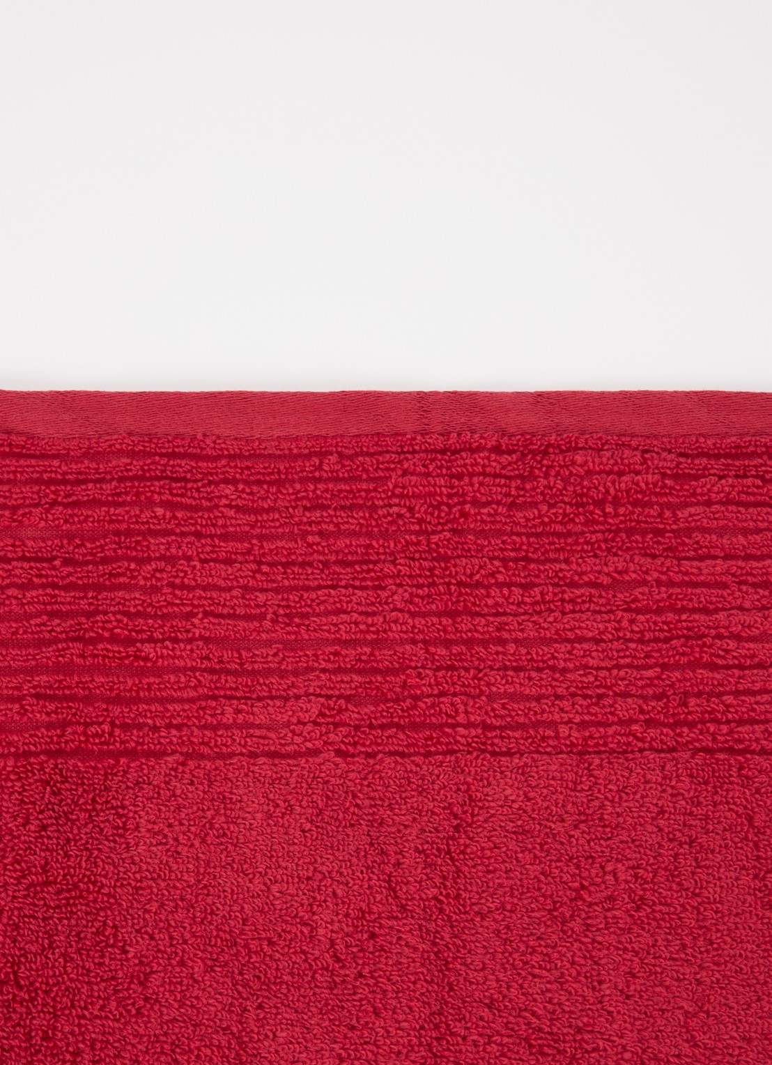 Olivier Desforges Alizee badlaken - 450 gr/m² - 100 x 150 cm - detail rood