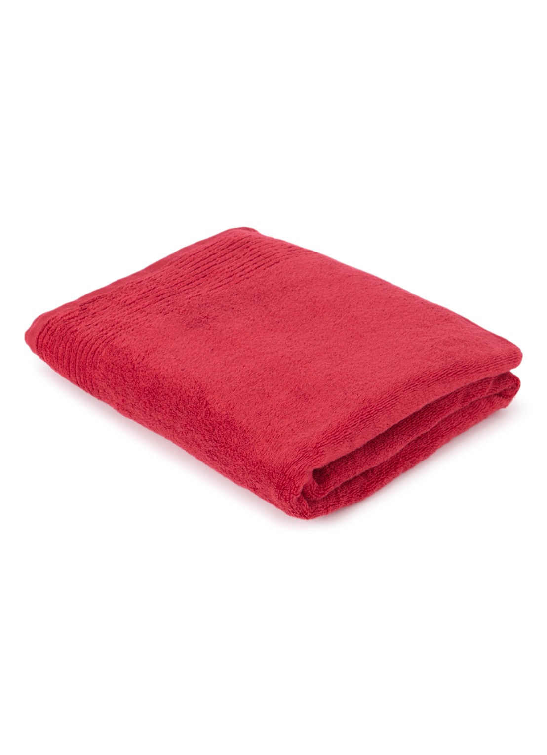 Olivier Desforges Alizee badlaken - 450 gr/m² - 100 x 150 cm - voorkant 2 rood