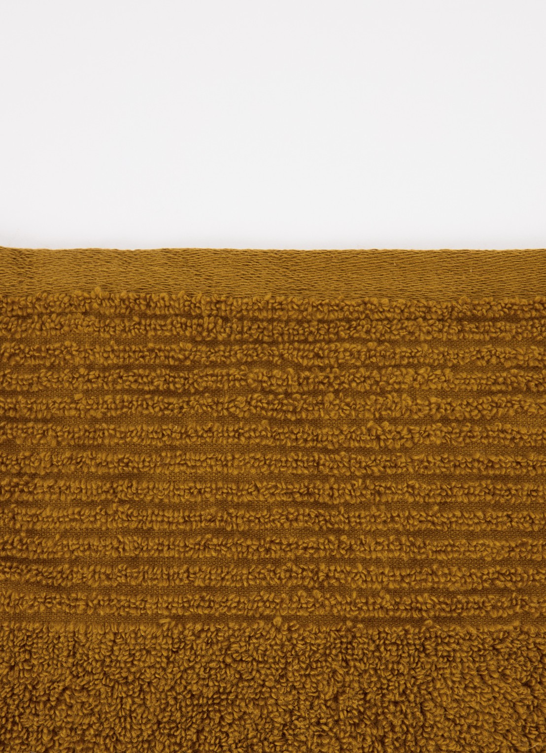 Olivier Desforges Alizee badlaken - 450 gr/m² - 100 x 150 cm - detail 3 mosterd