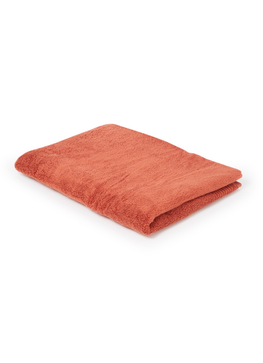 Olivier Desforges Alizee badlaken - 450 gr/m² - 100 x 150 cm - voorkant kastanjebruin