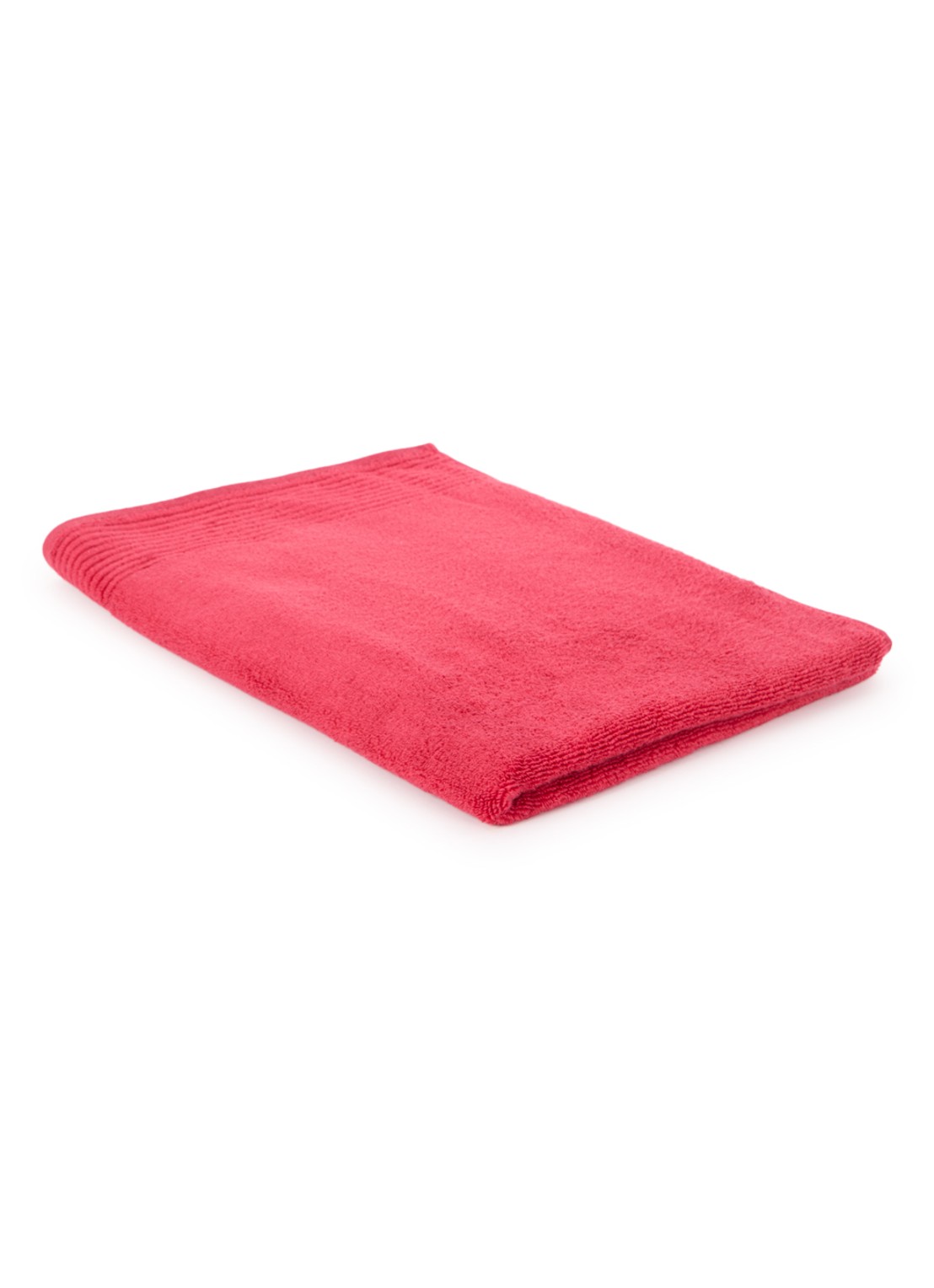 Olivier Desforges Alizee badlaken van katoen 450 gr/m2 - 70 x 140 cm - voorkant rood