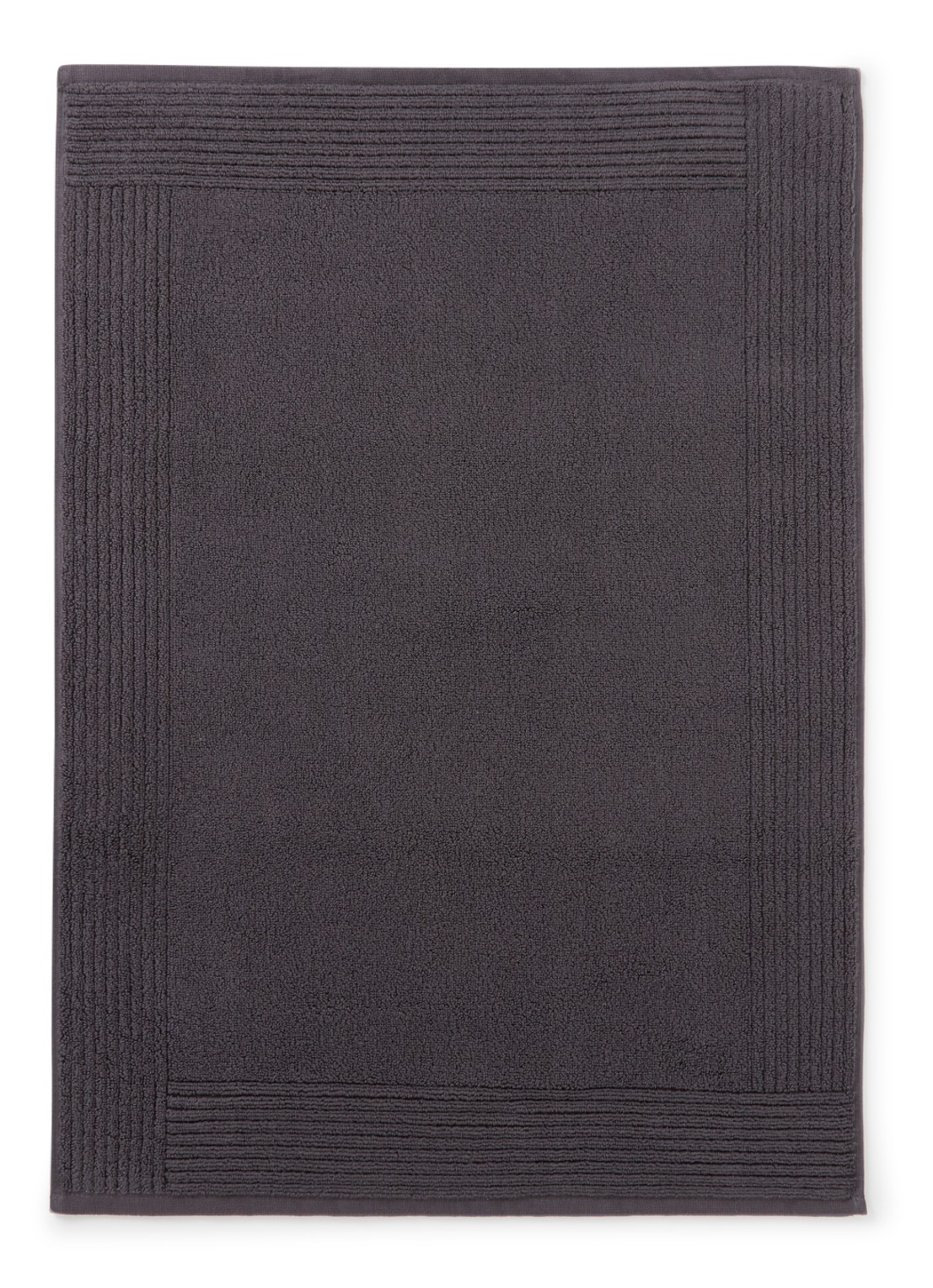 Olivier Desforges Alizee badmat 50 x 70 cm - voorkant antraciet