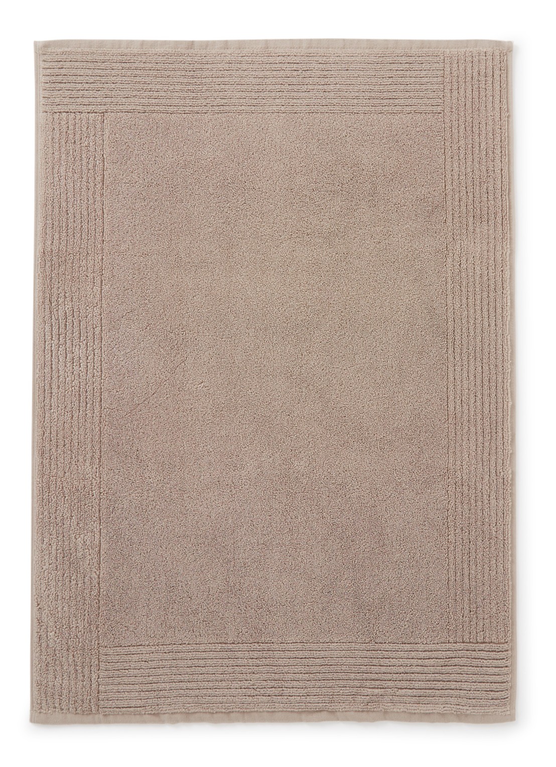 Olivier Desforges Alizee badmat 50 x 70 cm - voorkant taupe