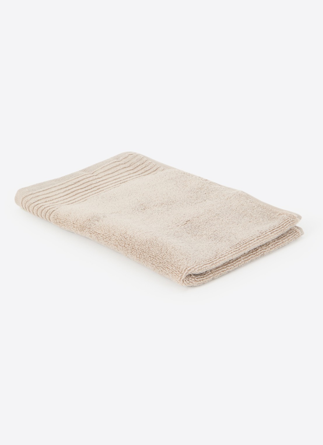 Olivier Desforges Alizee gastendoek - 450 gr/m² - 40 x 60 cm - voorkant taupe