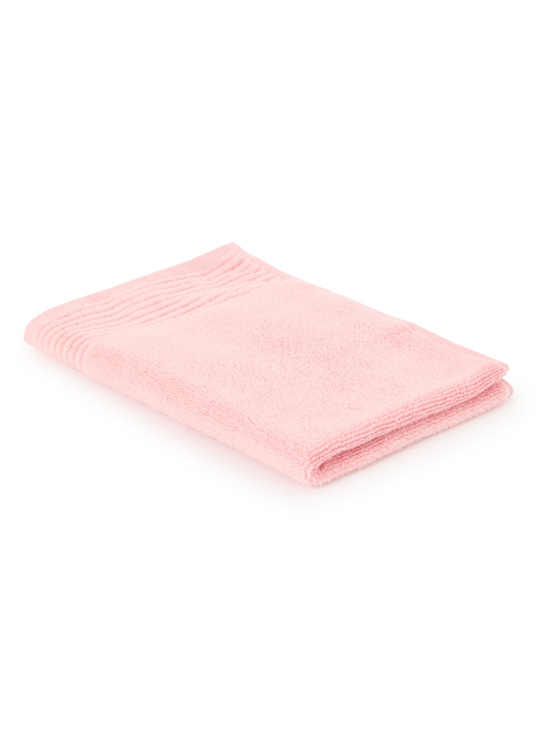 Olivier Desforges Alizee gastendoek - 450 gr/m² - 40 x 60 cm - voorkant 2 zalmroze