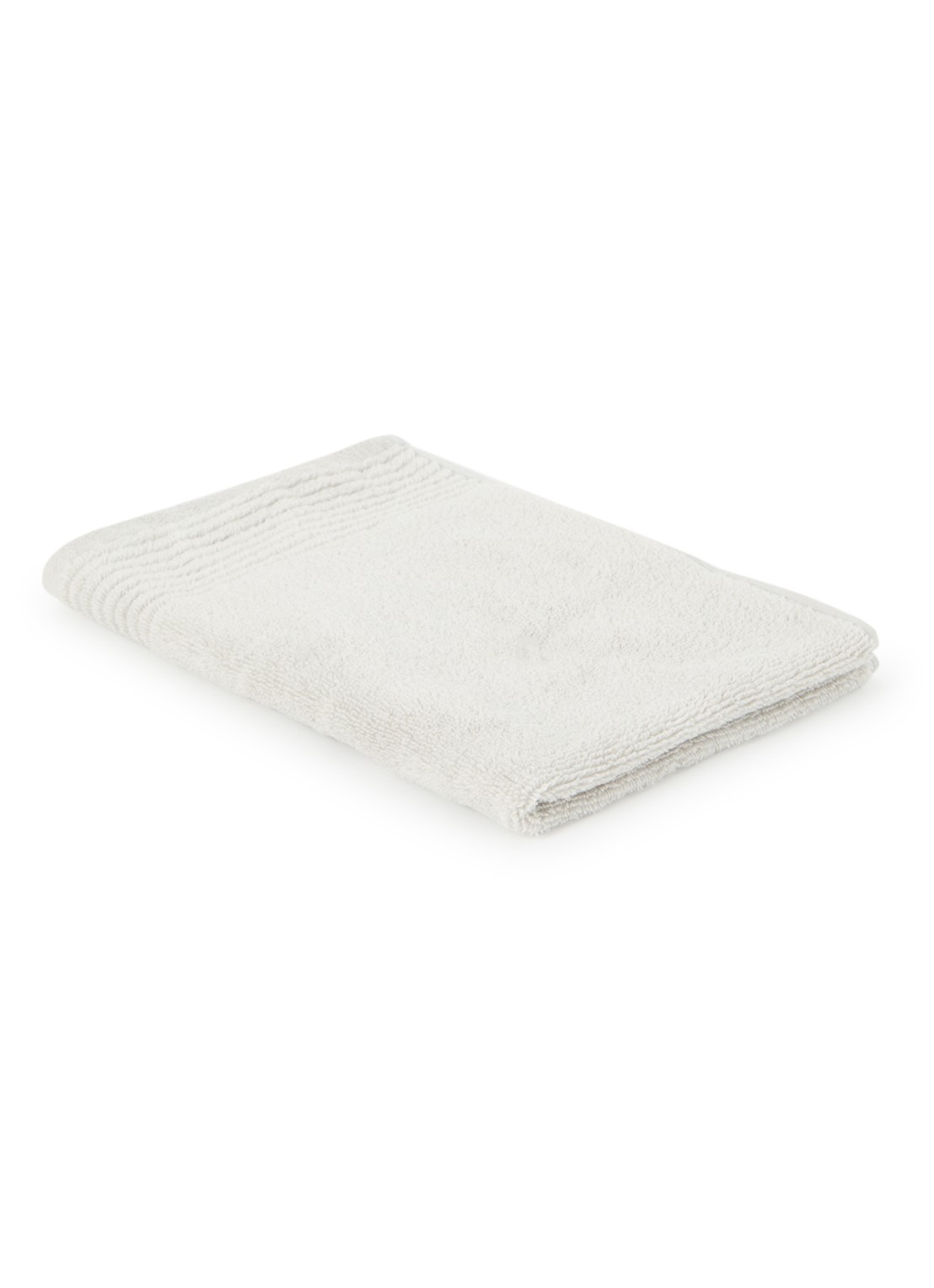Olivier Desforges Alizee gastendoek - 450 gr/m² - 40 x 60 cm - voorkant 2 lichtgrijs