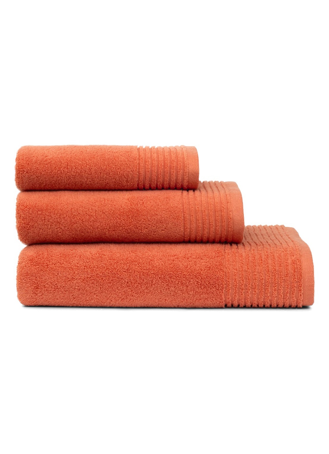 Olivier Desforges Alizee gastendoek - 450 gr/m² - 40 x 60 cm - detail 5 vuurrood