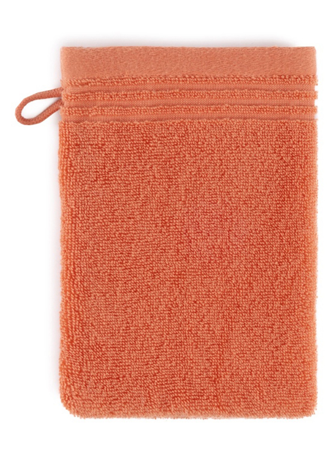 Olivier Desforges Alizee washand - 885 gr/m2 - 15 x 21 cm - voorkant vuurrood