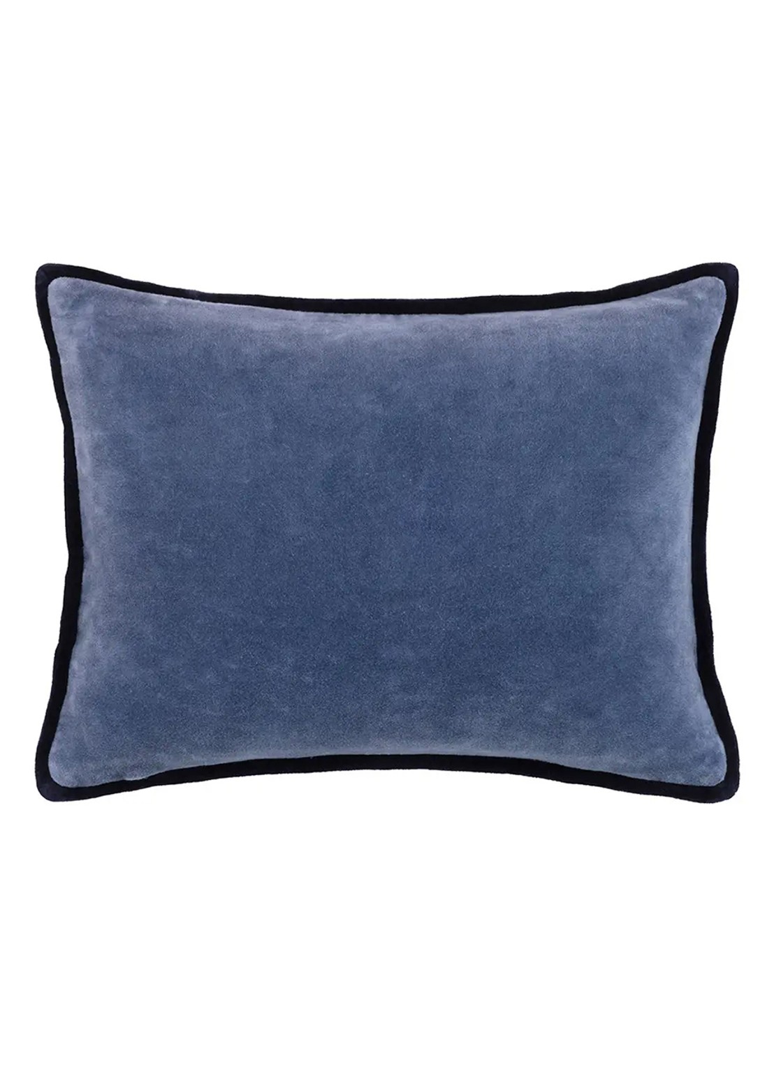 Olivier Desforges Amora sierkussenhoes 30 x 40 cm - achterkant blauw