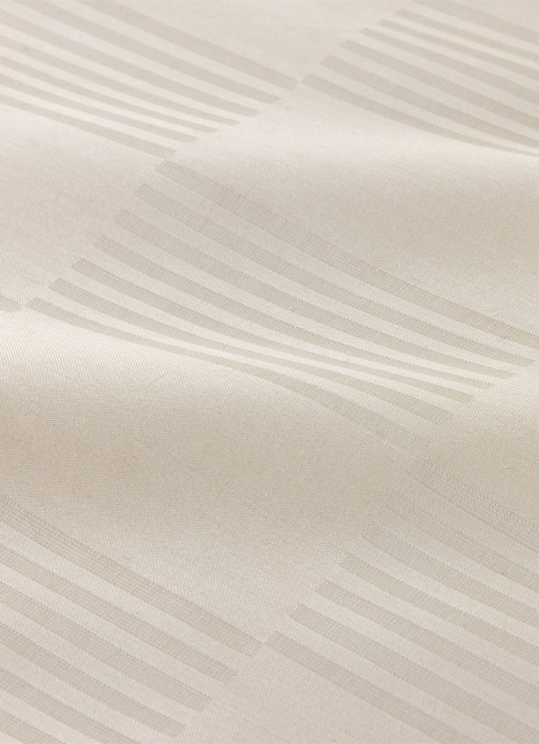 Olivier Desforges Damier laken - achterkant creme