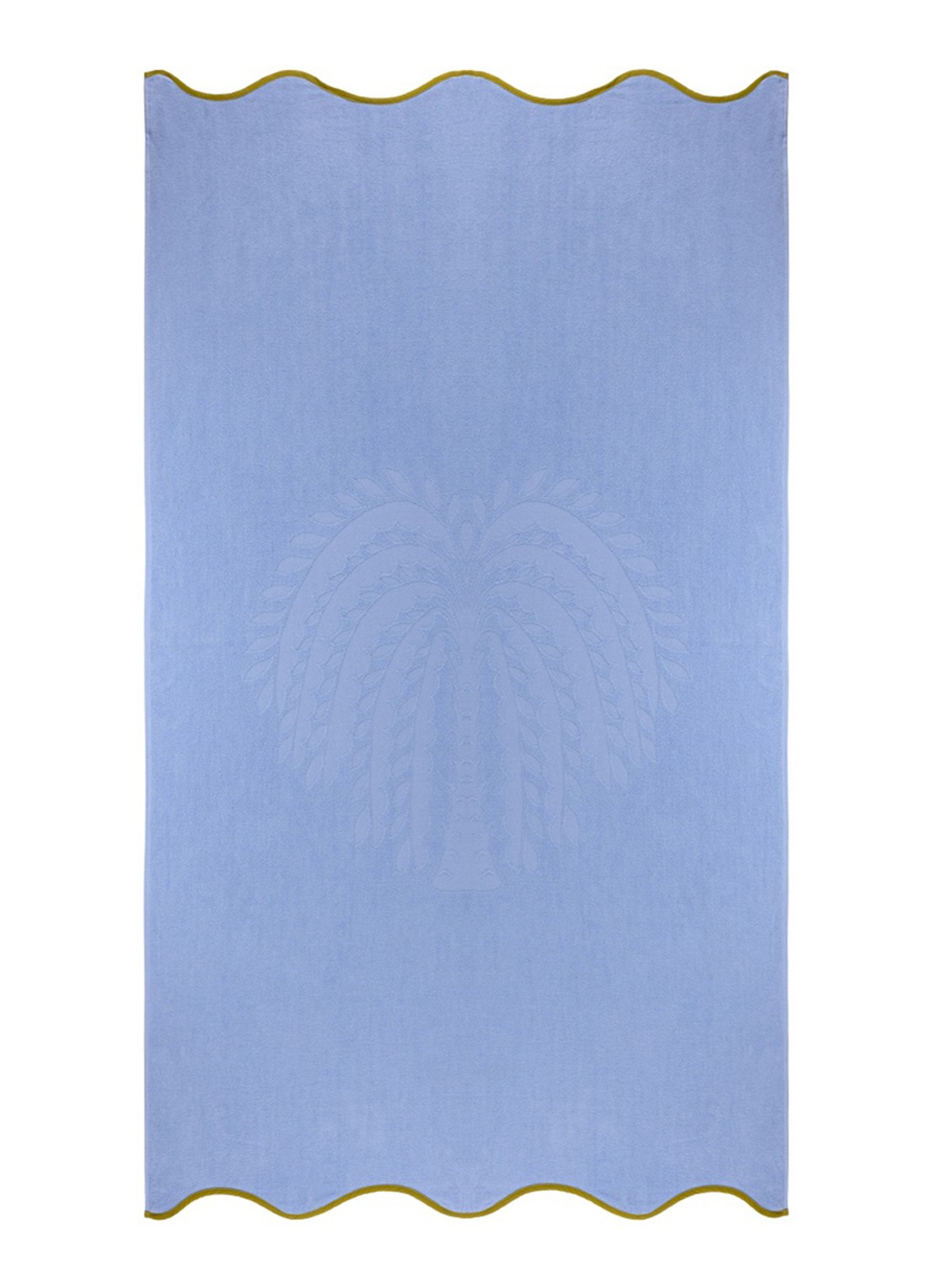 Olivier Desforges Hyères strandlaken - 350 gr/m2 - 100 x 170 cm - voorkant blauw