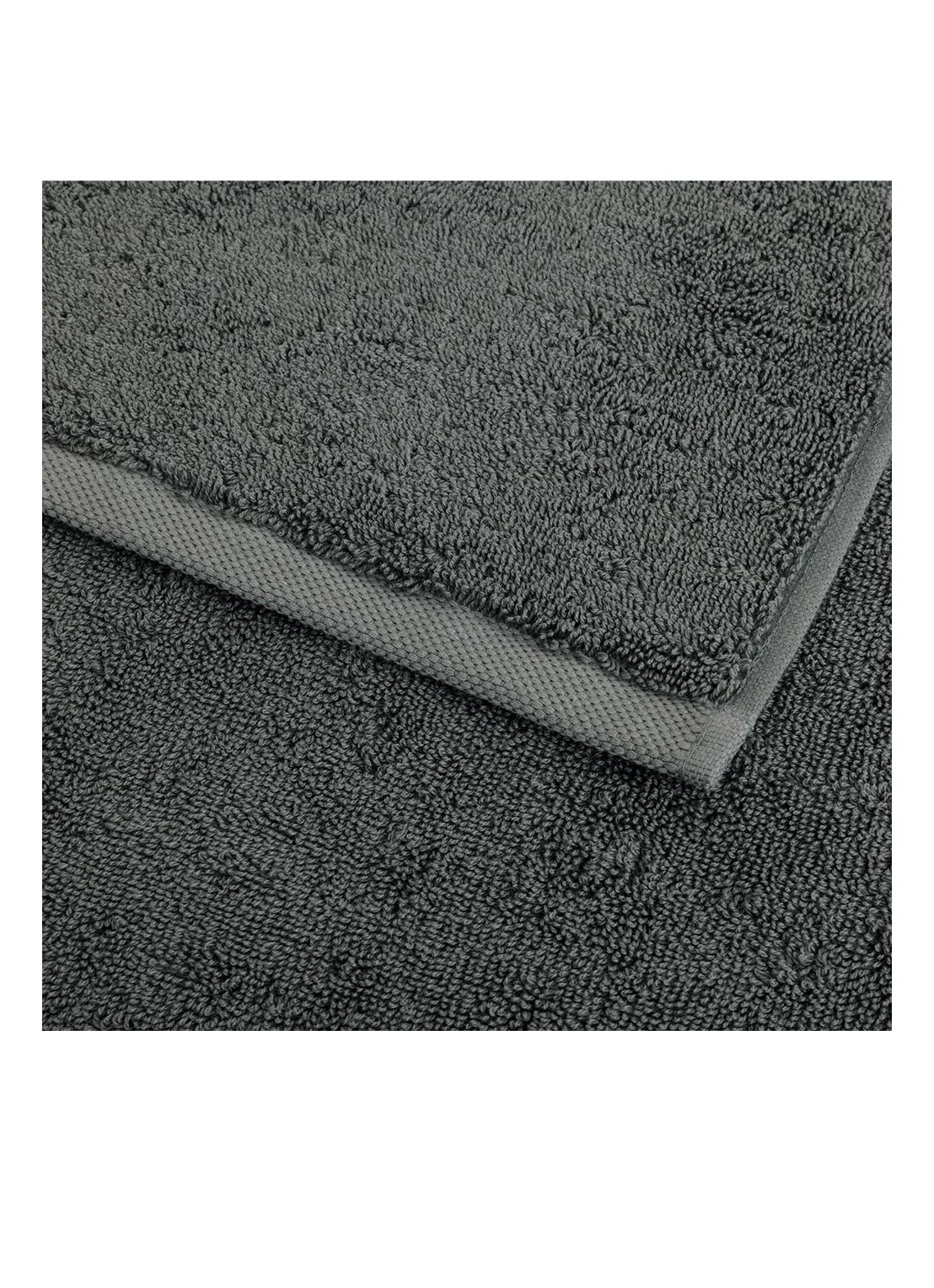 Olivier Desforges Ma Douce badlaken - 600 gr/m2 - 70 x 140 cm - achterkant donkergrijs