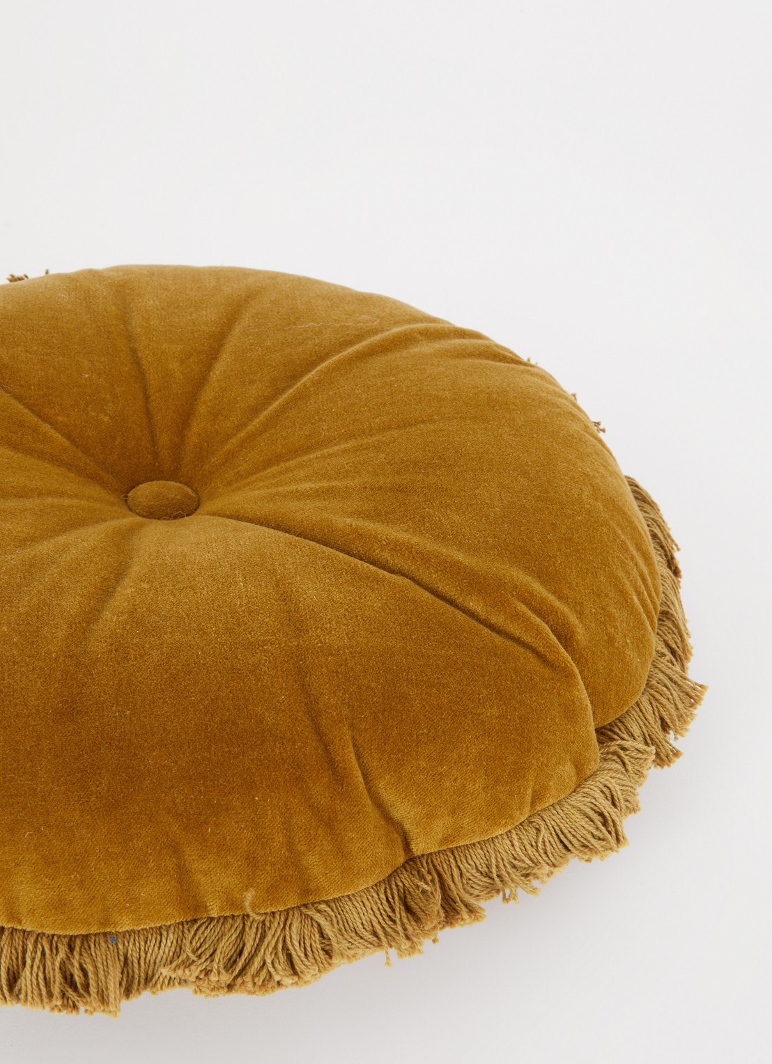 Olivier Desforges Romulus sierkussen Ø45 cm - detail 2 khaki