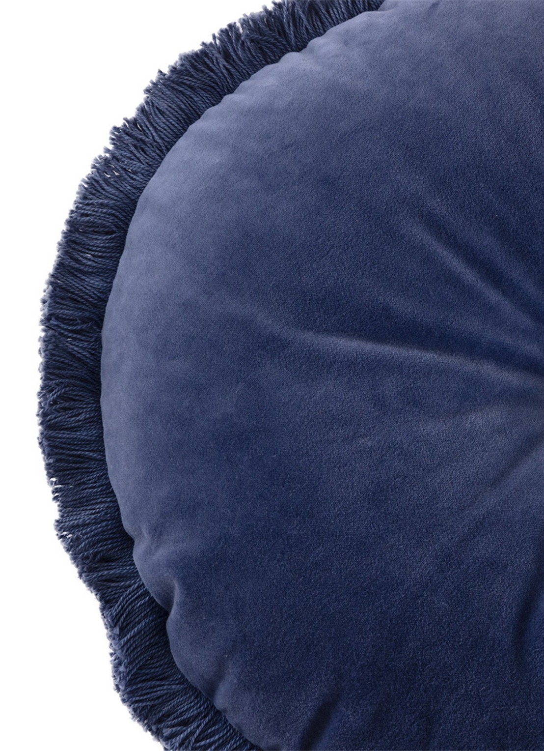 Olivier Desforges Romulus sierkussen Ø45 cm - voorkant 3 blauw