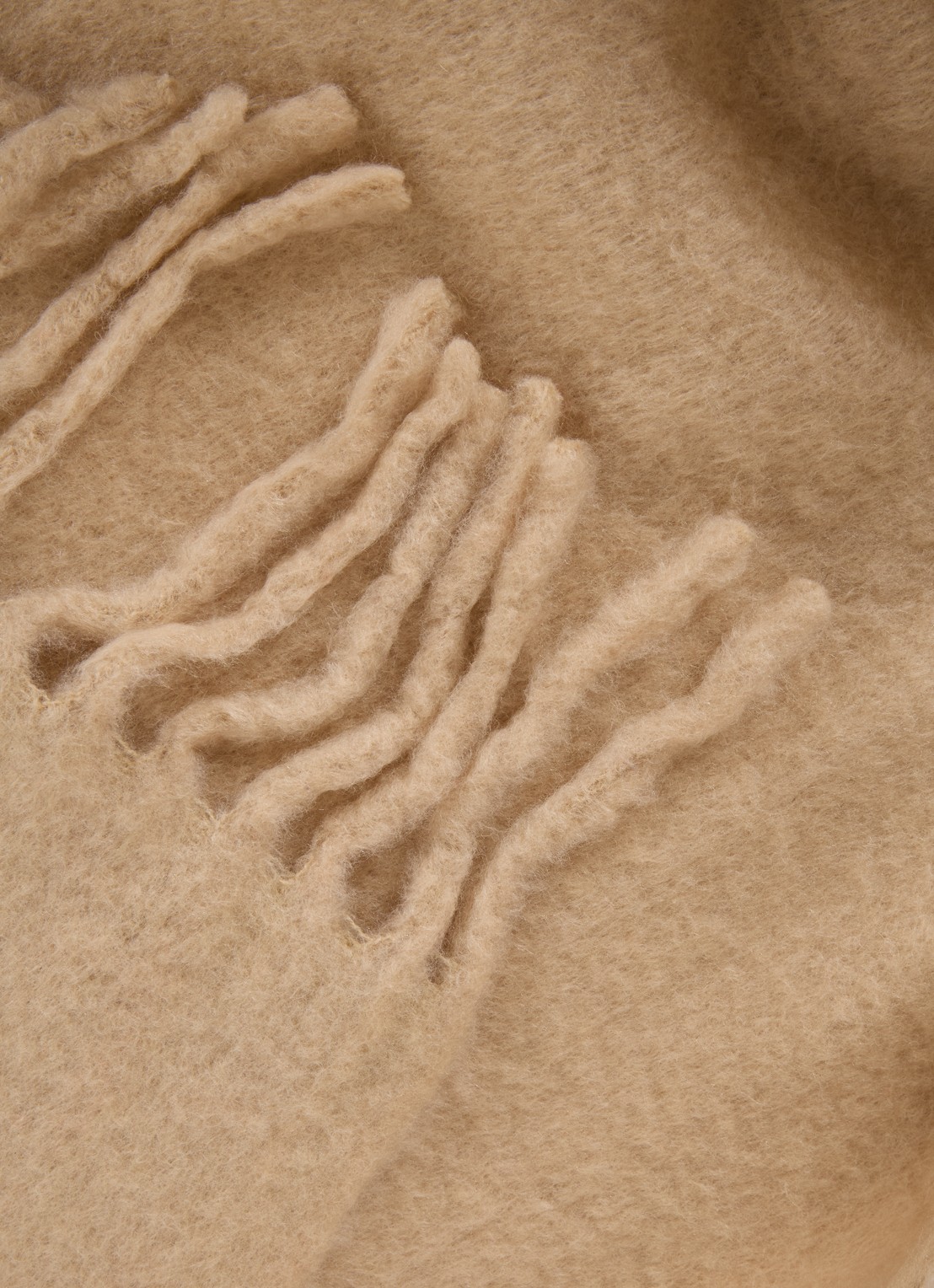 Olivier Desforges Tourbill plaid in wolblend 130 x 170 cm - detail beige