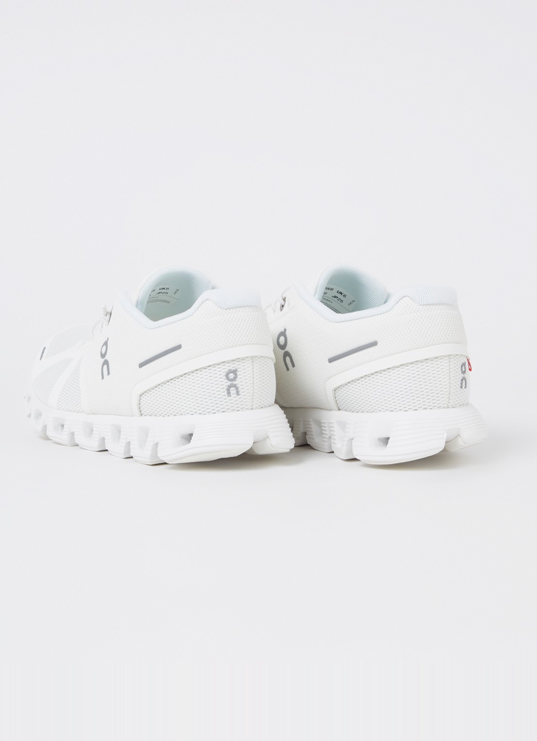 On Cloud 5 sneaker met mesh details - detail 2 wit